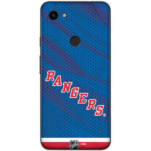 NHL New York Rangers Home Jersey Google Pixel 3a Skin